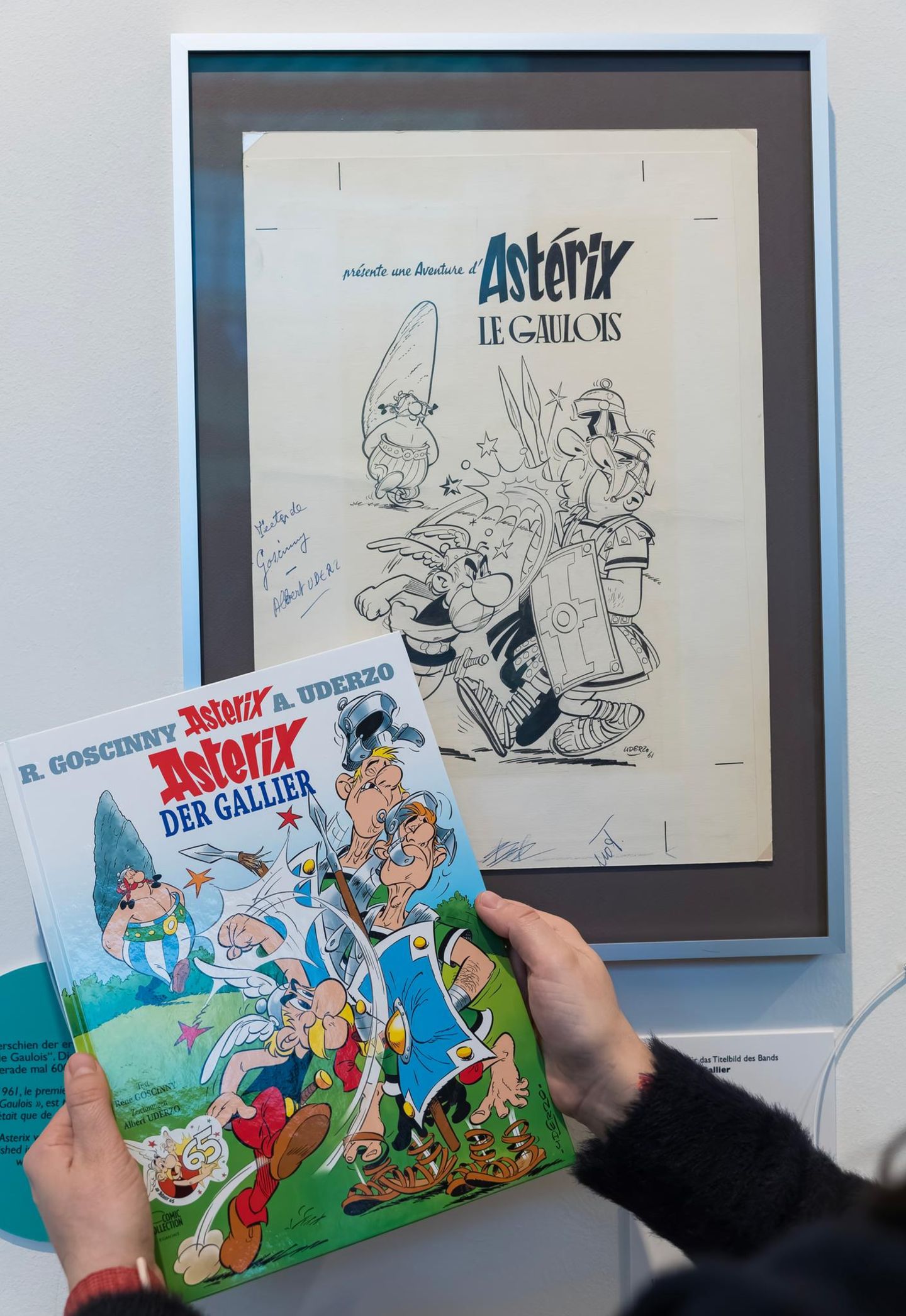 Altes Titelbild eines Asterix-Bandes