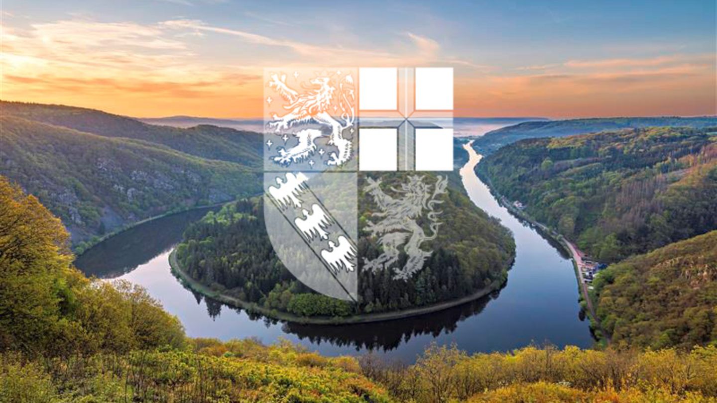 Election circles in Saarland for the Bundestag election 2025 in the overview