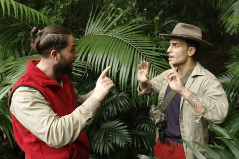 Der Zoff zwischen Maurice (l.) und Timur im Dschungelcamp ist noch lange nicht vorbei