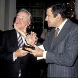 Jack Lemmon und Walter Matthau machen Faxen bei den 52. Annual Golden Apple Awards 1992