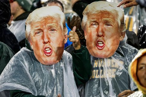 Donald Trump als Maske