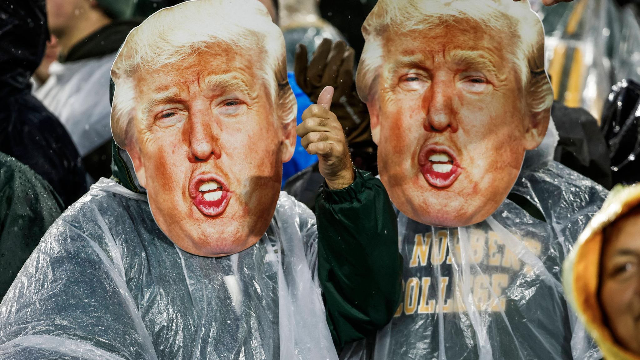 Donald Trump als Maske
