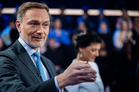 Christian Lindner in der ZDF-Sendung Schlagabtausch