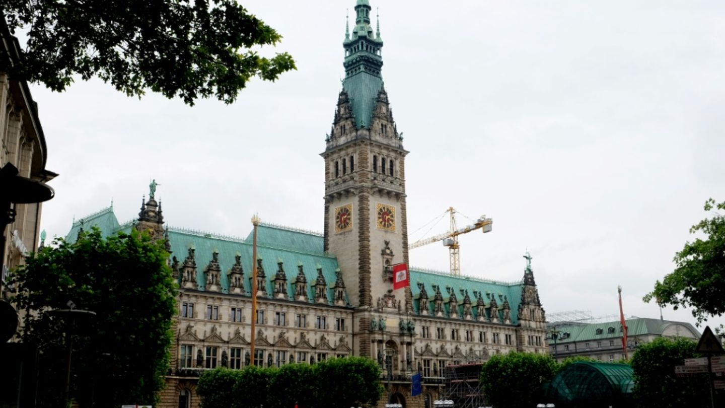 Hamburger Rathaus, in dem auch die Bürgerschaft tagt