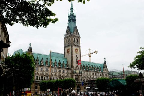Hamburger Rathaus, in dem auch die Bürgerschaft tagt