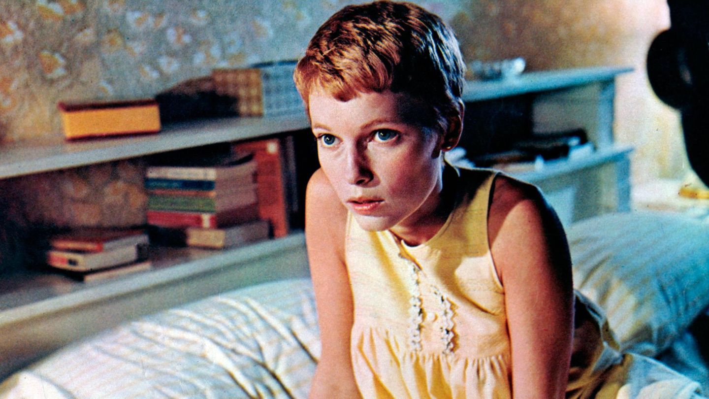 Schauspielerin Mia Farrow 1968 im Horrorfilm "Rosemaries Baby"