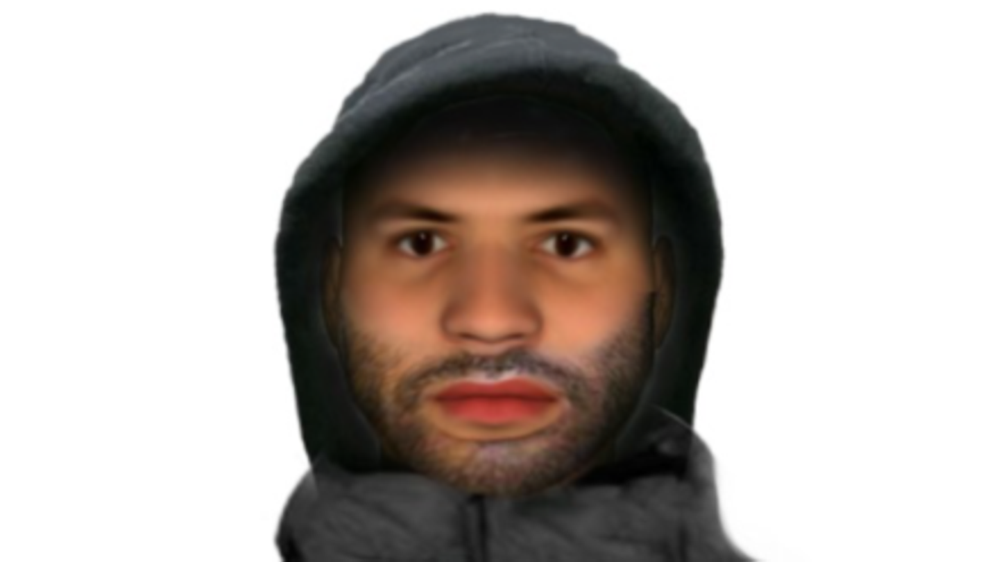 Das Phantombild des mutmaßlichen Täters, der in Schwerin einen 17-Jährigen erstochen haben soll