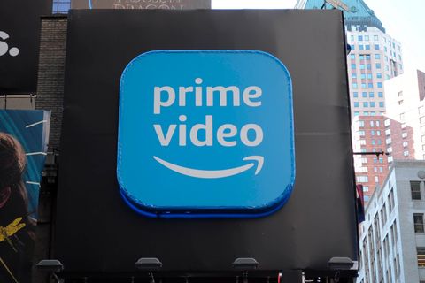 Werbetafel für Amazon Prime Video in Manhattan