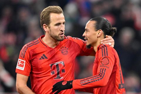Harry Kane (l.) und Leroy Sané waren die Torschützen des FC Bayern im Bundesligaspiel gegen die Bremer