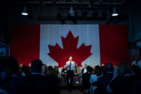 Kanadas Premierminister Justin Trudeau am 7. Februar
