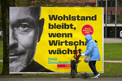 Wahlwerbung für die FDP