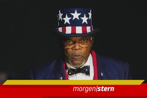 Samuel L. Jackson beim Super Bowl
