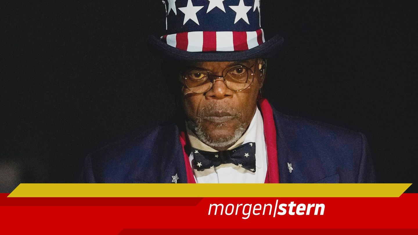 Samuel L. Jackson beim Super Bowl