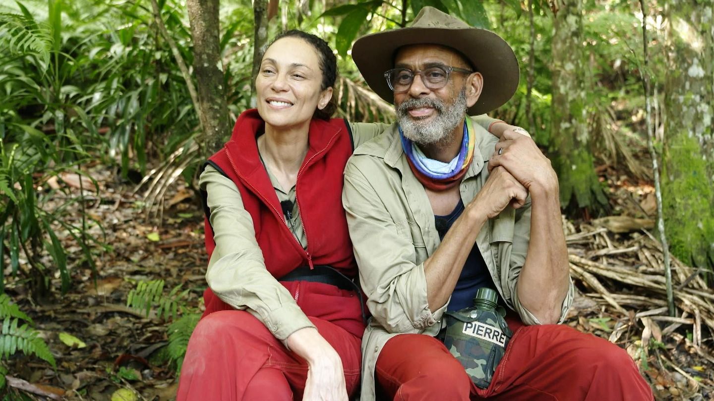 Lilly Becker und Pierre Sanoussi-Bliss im Dschungelcamp Lilly Becker und Pierre Sanoussi-Bliss im Dschungelcamp