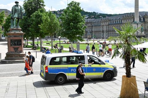 Schlossplatz in Stuttgart