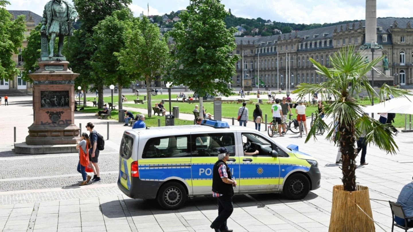Schlossplatz in Stuttgart