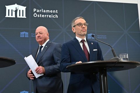 Österreich: ÖVP-Chef Christian Stocker und FPÖ-Chef Herbert Kickl