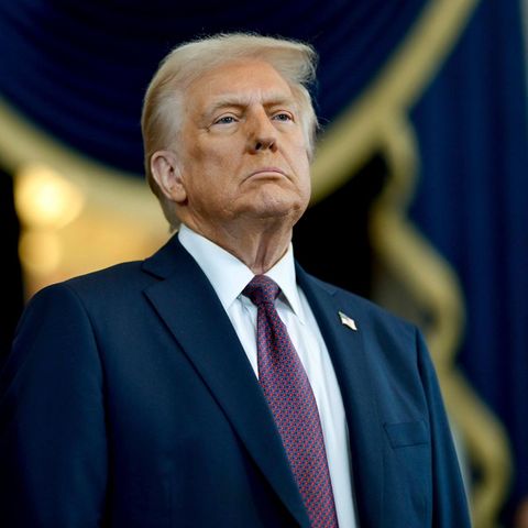 US-Präsident Donald Trump und Vizepräsident JD Vance am Tag ihrer Amtseinführung am 20. Januar 2025 im Kapitolgebäude der Vereinigten Staaten