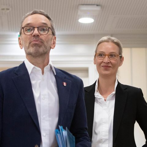 Herbert Kickl und Alice Weidel