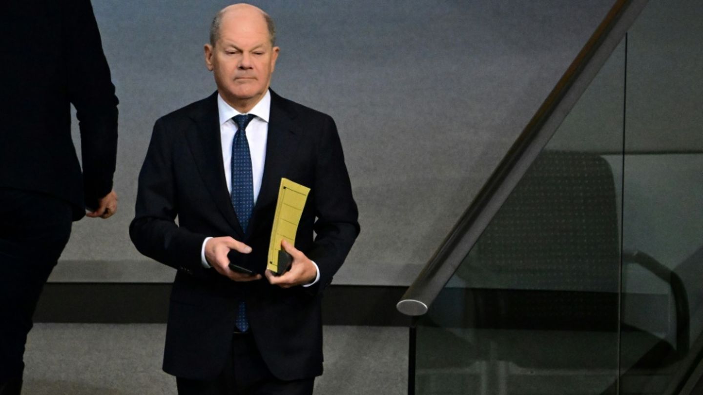 Scholz im Bundestag