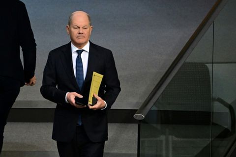 Scholz im Bundestag