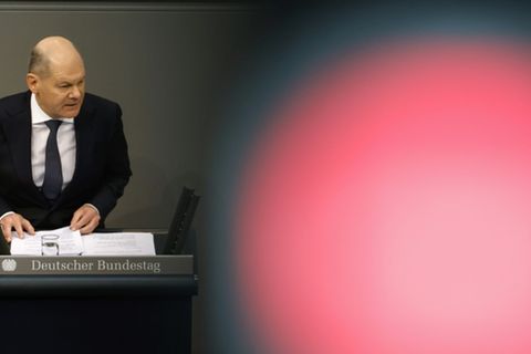 Scholz im Bundestag