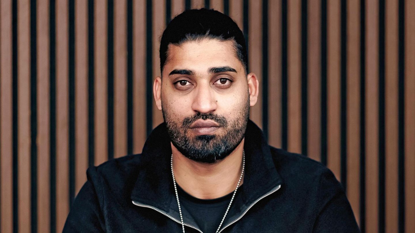 Said Etris Hashemi im Portrait. Er überlebte den Anschlag in Hanau schwer verletzt