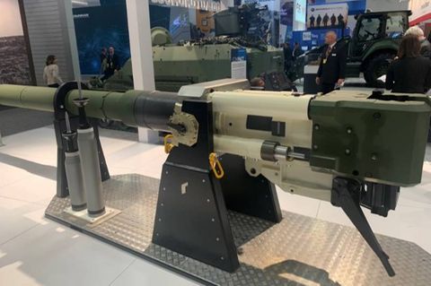 Die 130-mm-Kanone für den Leopard 3 wurde erstmals 2016 gezeigt