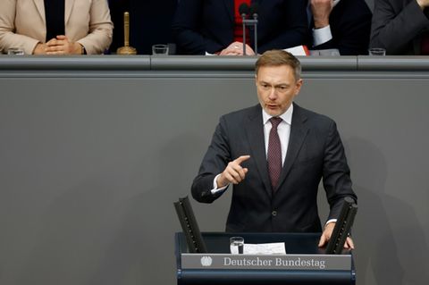 Christian Lindner im Bundestag