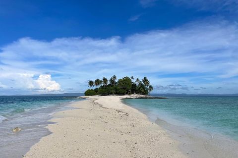 Panorama von Kalanggaman Island auf den Philippinen