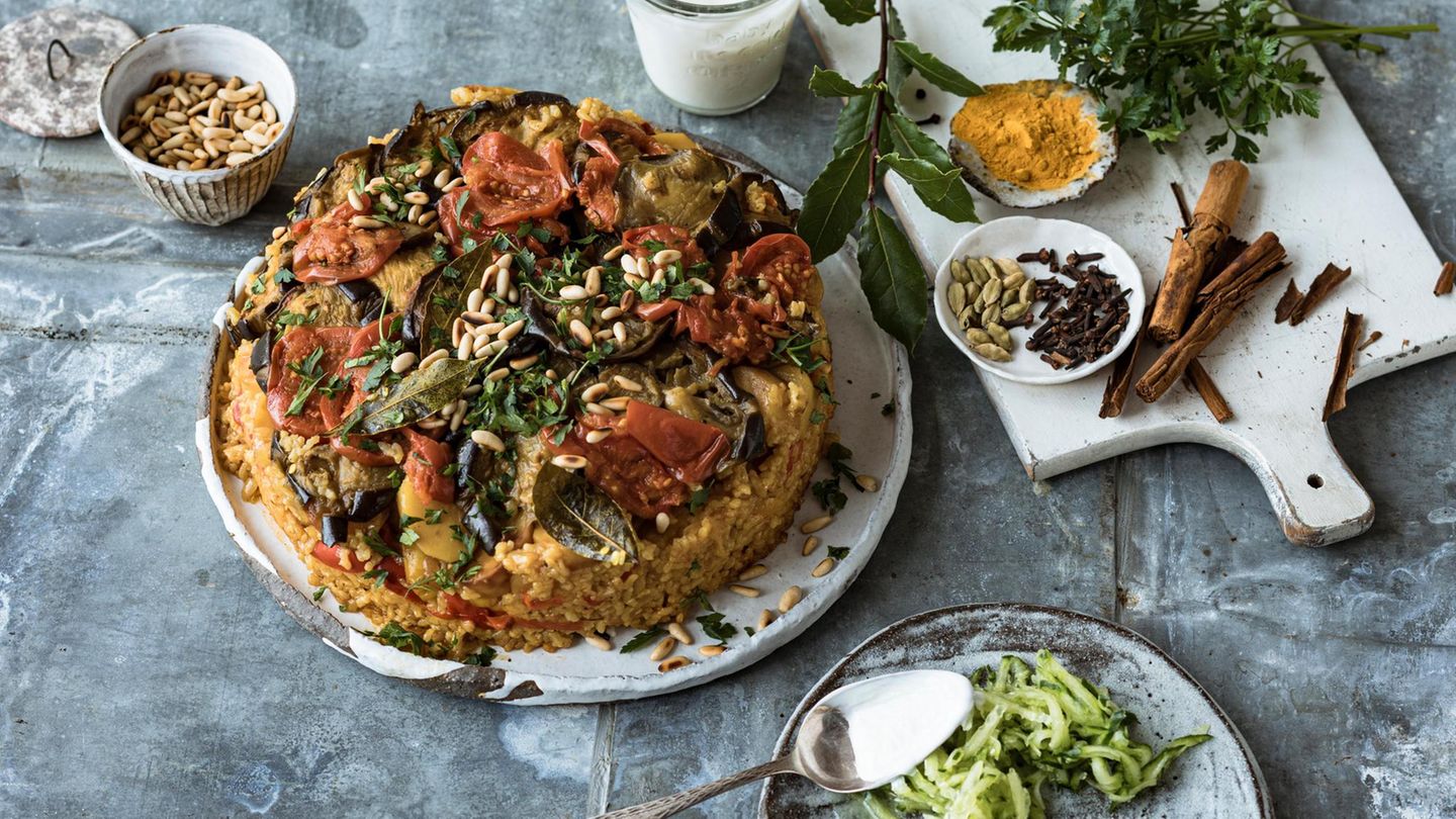 Vegetarische Maqluba Vegetarische Maqluba