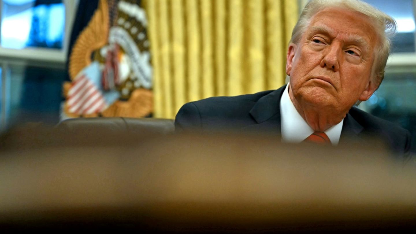 US-Präsident Donald Trump im Oval Office