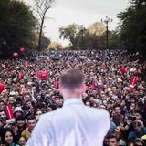 Alexey Navalny spricht mit Tausenden Einheimischen in Chabarowsk, Russland