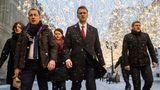 Alexey Navalny und Mitglieder seiner Kampagne begeben sich zur russischen Zentrale Sitzung der Wahlkommission