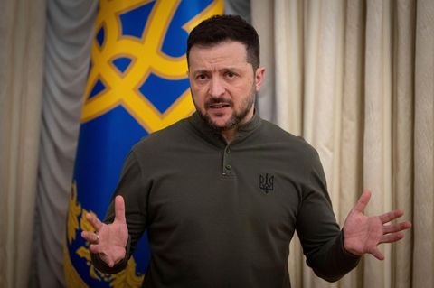 Ukraines Präsident Wolodymyr Selenskyj wäre zu Zugeständnissen bei den Gebietsabtretungen bereit