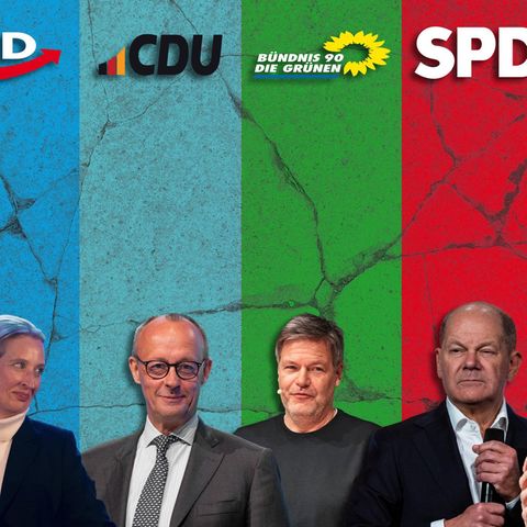 Die Spitzenkandidaten der Parteien bei der Bundestagswahl