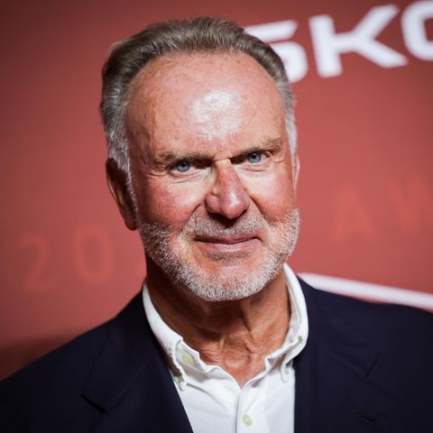 FC Bayern boss Karl-Heinz Rummenigge at the "Sport Bild Awards 2023" looks into the camera