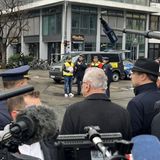 Auch Bayerns Ministerpräsident Markus Söder und Innenminister Joachim Herrmann kamen zum Einsatzort