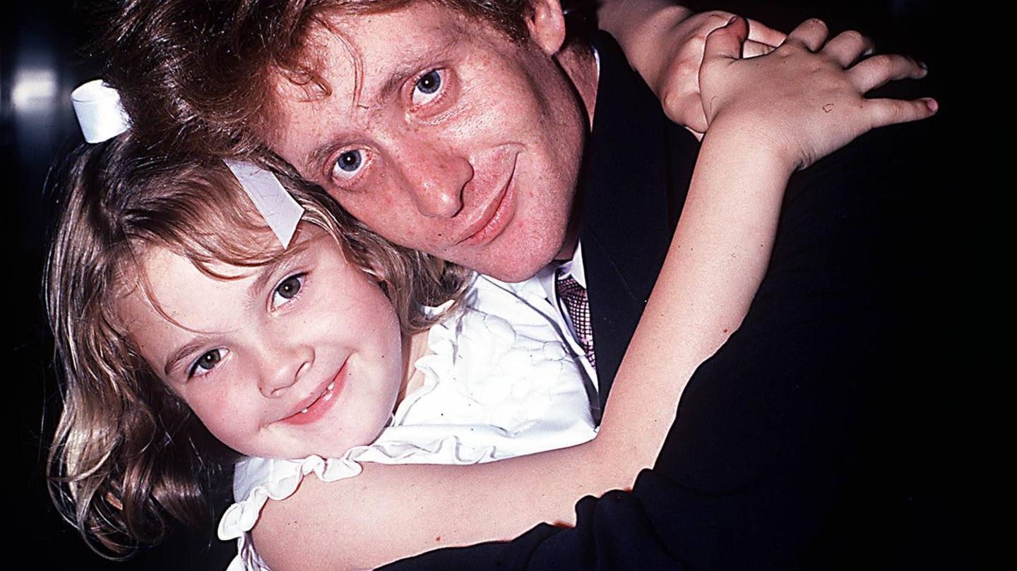 Drew Barrymore mit ihrem Vater John Drew Drew Barrymore mit ihrem Vater John Drew
