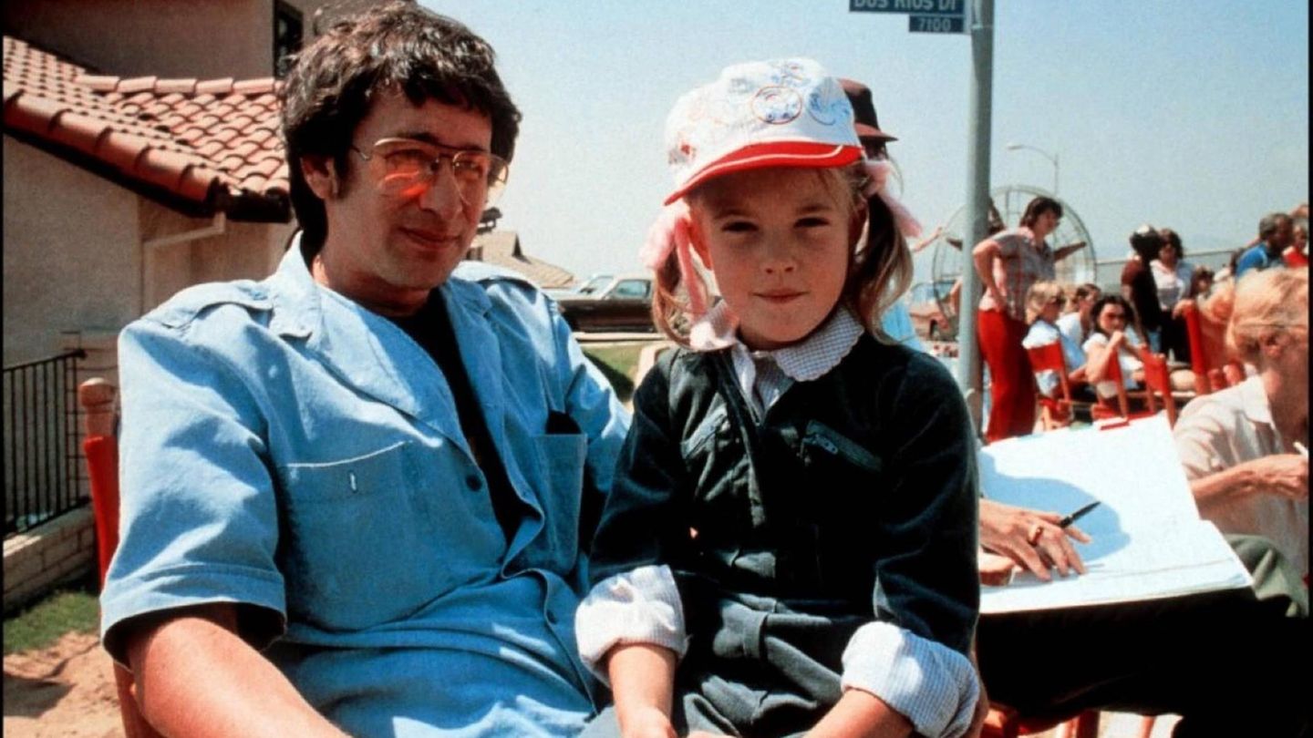Steven Spielberg und Drew Barrymore