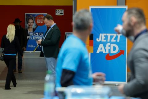 AfD-Veranstaltung in Halle