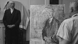 Konrad Adenauer auf einem Schwarz-Weiß-Foto