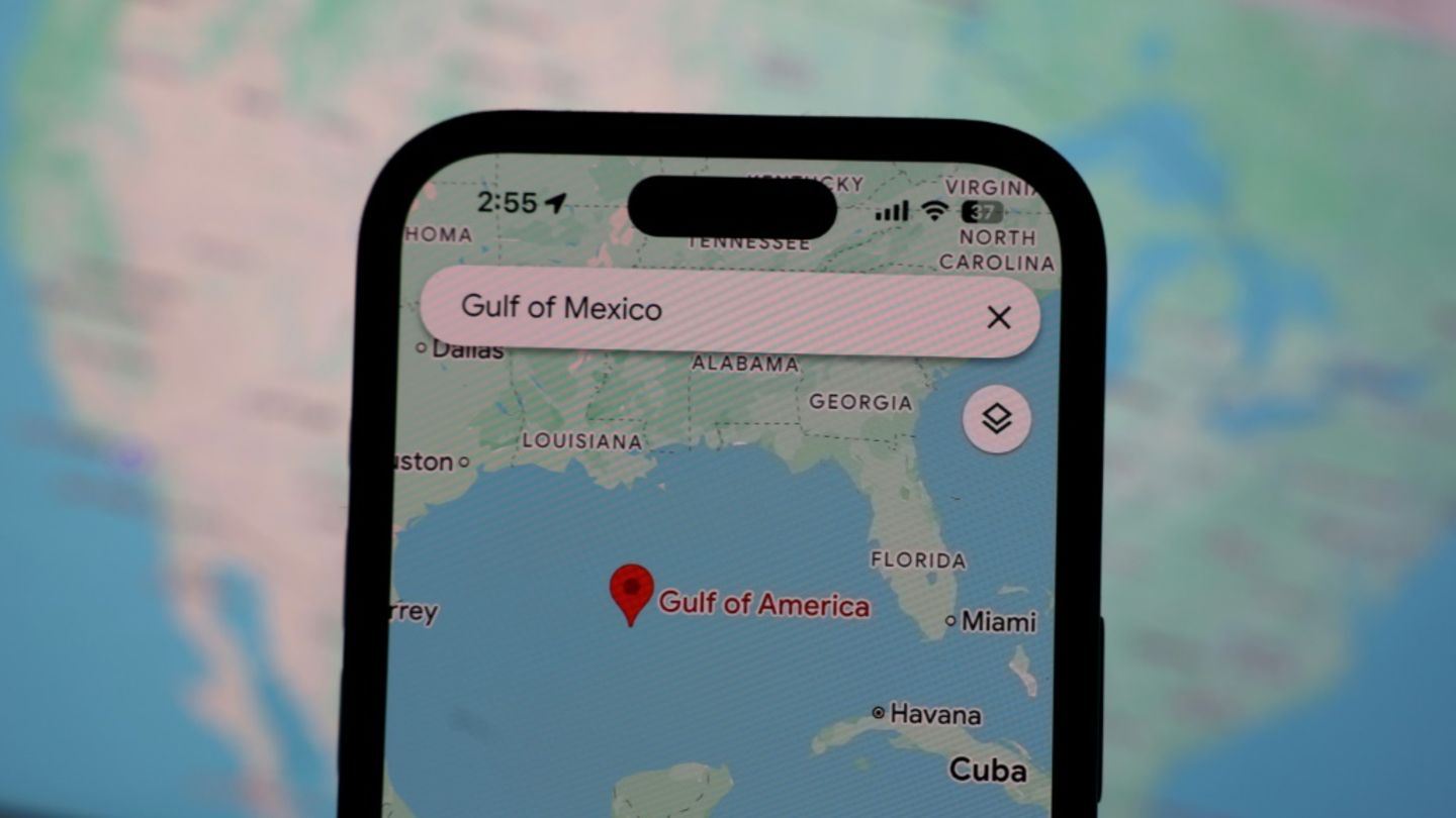 Nutzer von Google Maps in den USA sehen nun den Gewässernamen "Gulf of America"