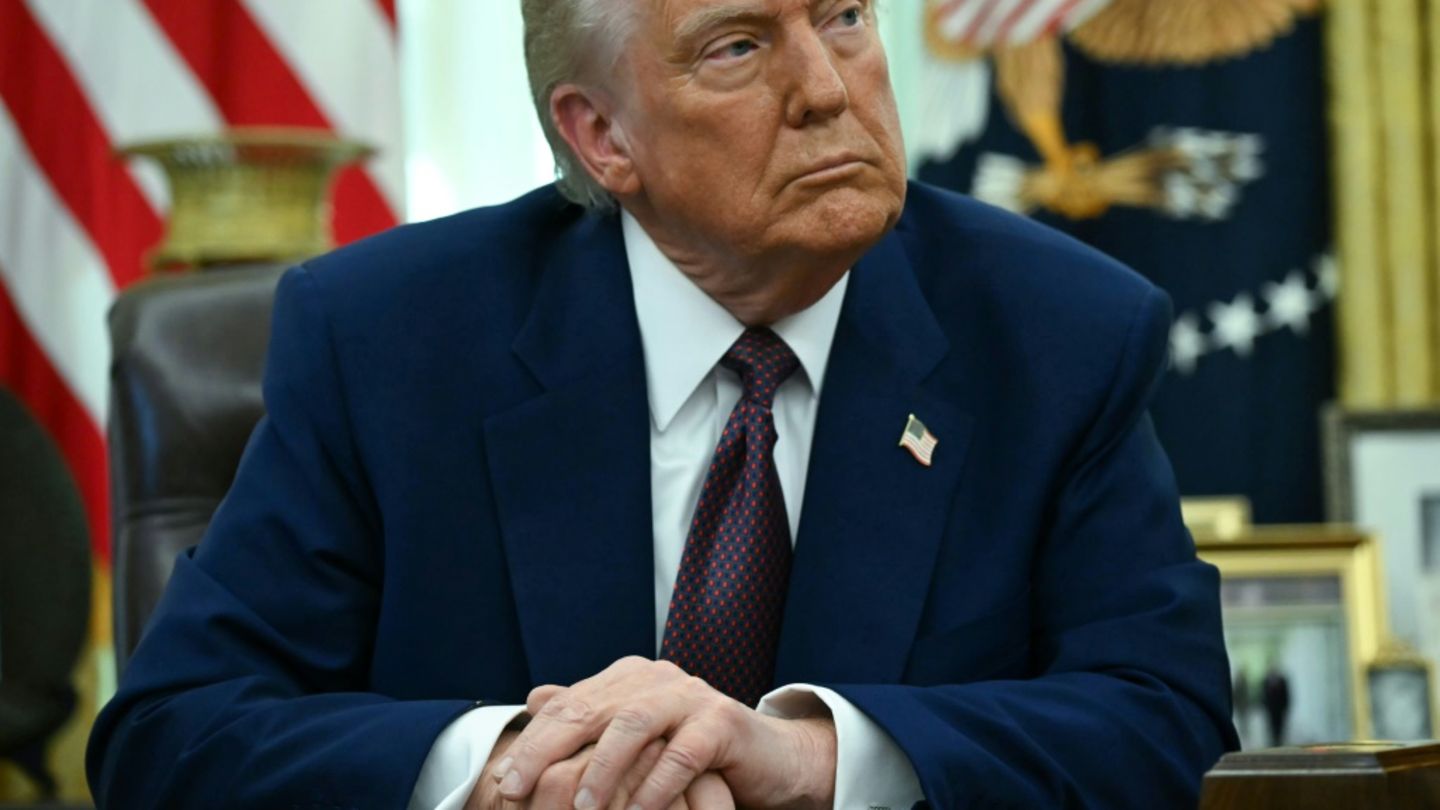 Trump am Donnerstag im Oval Office