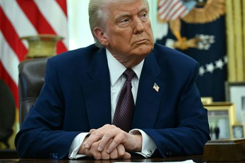Trump am Donnerstag im Oval Office