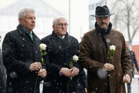 Steinmeier, Söder und Reiter am Tatort