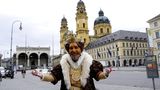 Die Figur der "King" von Burger King in München