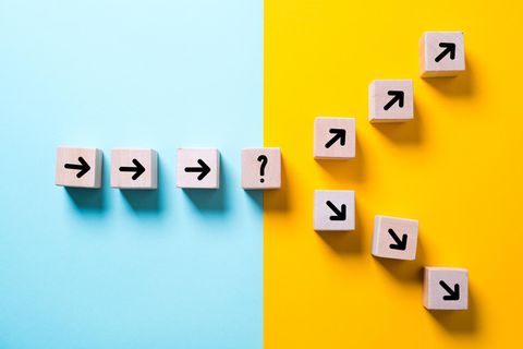 Symbolische Darstellung für Entscheidung