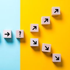 Symbolische Darstellung für Entscheidung