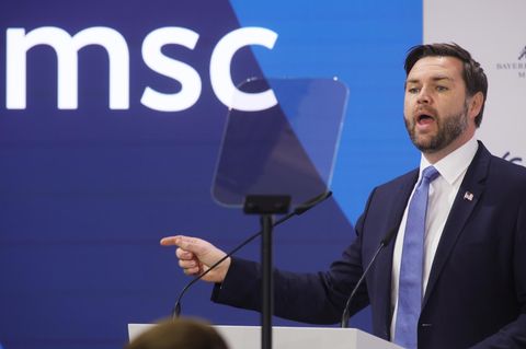 J.D. Vance spricht auf der Münchner Sicherheitskonferenz